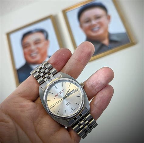 kim il soong wrist watch.